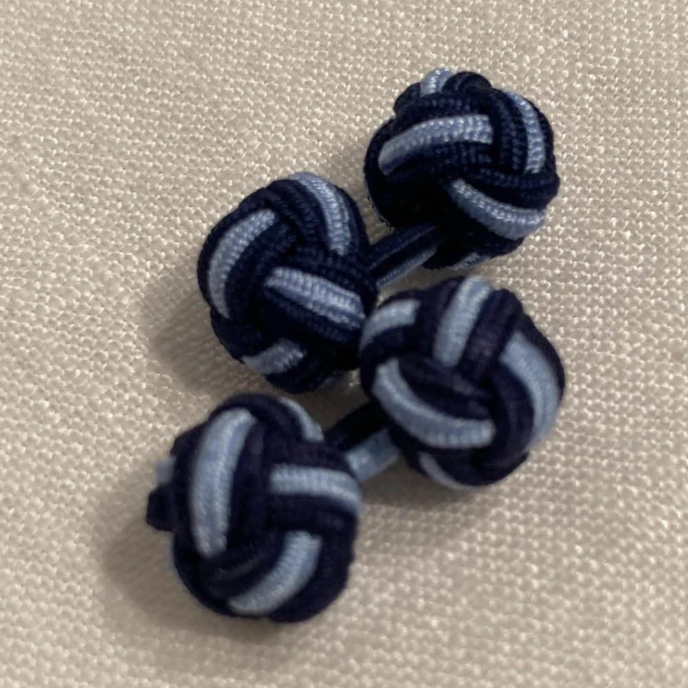 Sans fifth avenue round knots cuff links 3 pairs